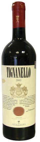 Tignanello Wine bottle