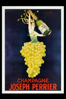 Champagne poster - Joseph Perrier