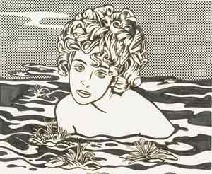Lichtenstein-Girl in Water