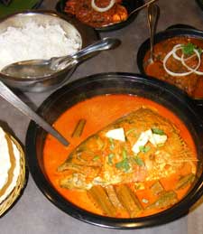 Muthus Curry House dishes