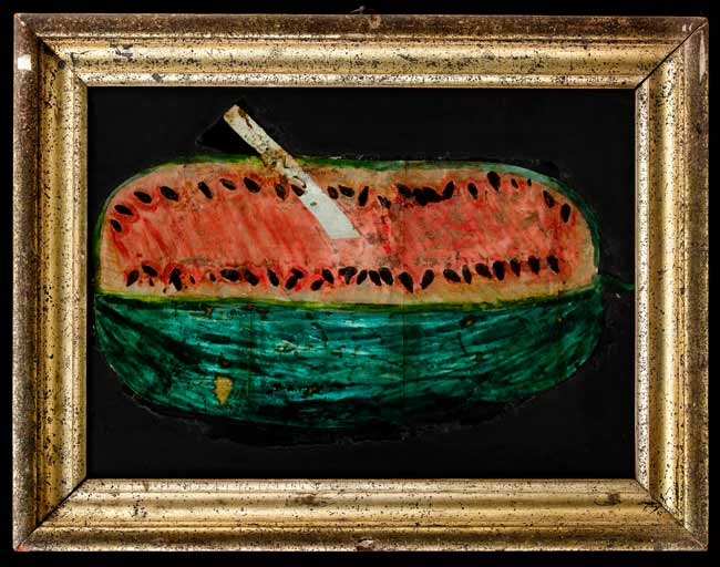 Watermelon_Tinsel_Painting