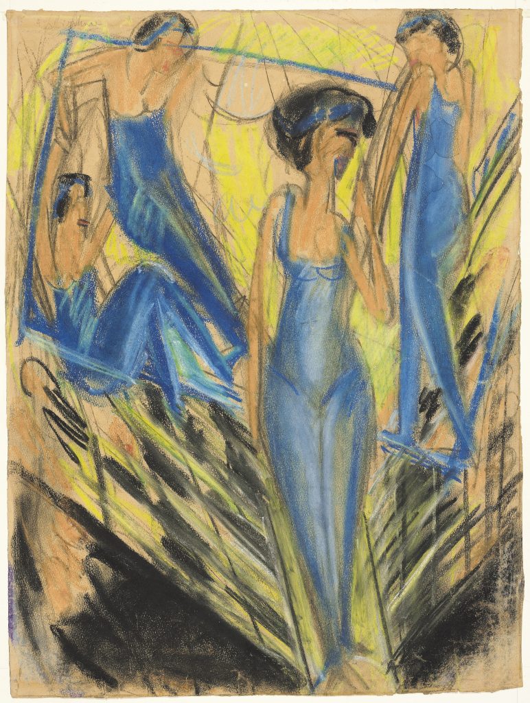 Ernst Ludwig Kirchner, Blaue Artisten, 1914(1)