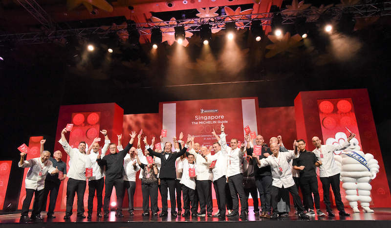 Michelin announced the first selection of the MICHELIN guide Singapore 2016