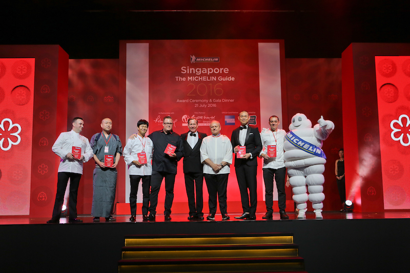 Six other establishments obtain two stars in this 2016 edition of the MICHELIN Singapore guide