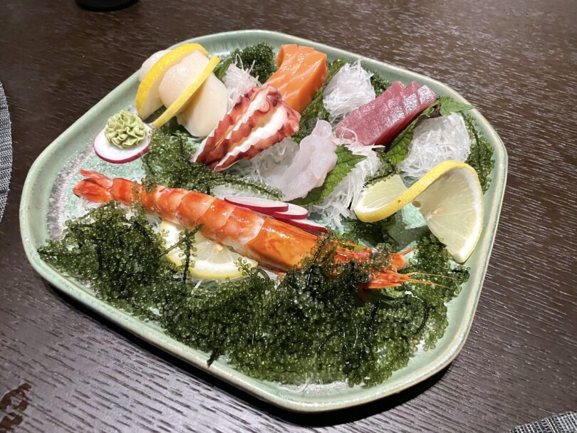 Japanese Sushi Dish consumed at Asiana (Image Axel Ritenis )